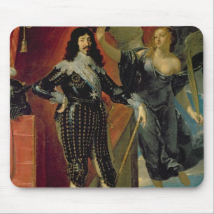 Louis XIII gekrönt durch Sieg, 1635 Mousepad
