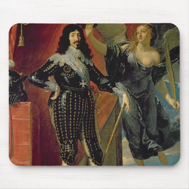Louis XIII gekrönt durch Sieg, 1635 Mousepad (Vorne)