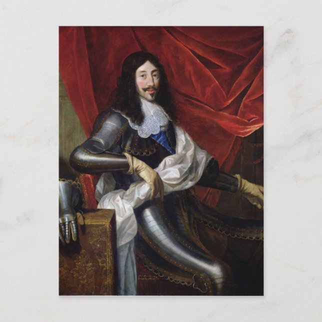 Louis XIII König von Frankreich und Navarra Postkarte (Vorderseite)