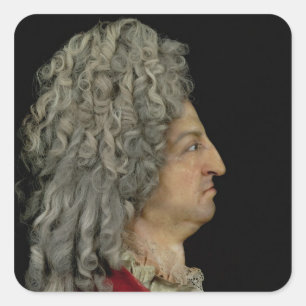 Louis XIV 1706 Quadratischer Aufkleber