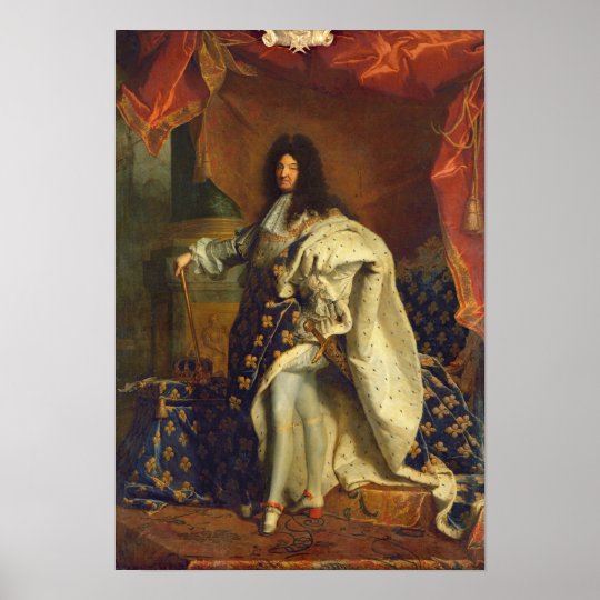 Louis XIV dans le costume royal, 1701 Poster