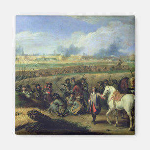 Louis XIV im Belagerungsgebiet von Tournai Magnet