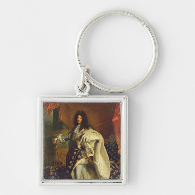 Louis XIV im königlichen Kostüm, 1701 Schlüsselanhänger (Vorne)