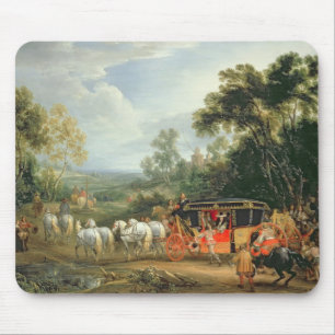 Louis XIV in seinem Staatstrainer Mousepad
