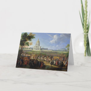 Louis XIV sein Entourage Besuch Les Invalides Karte