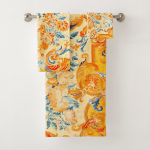 Louis XV Fleurs Botaniques et Paisleys