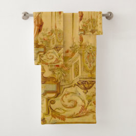 Louis XV Floral Calliope Muse Badhandtuch Set