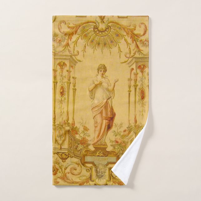 Louis XV Floral Calliope Muse Badhandtuch Set (Handtuch)