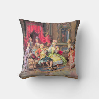 Louis XV French Colorful Motif Kissen