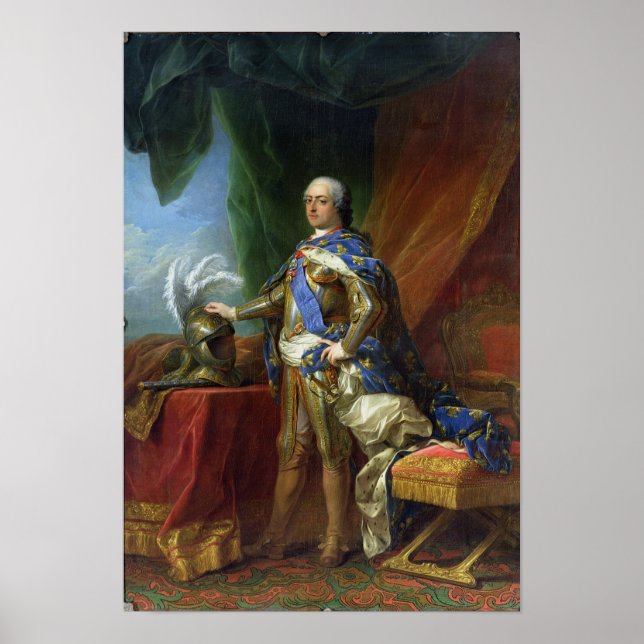 Louis XV King of France & Navarre, 1750 Poster (Vorne)