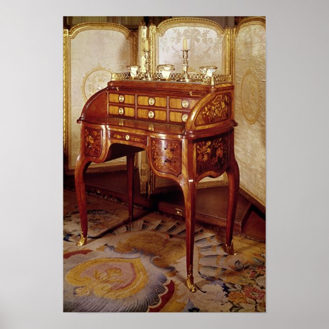 Louis XV Schreibtisch Poster (Vorne)