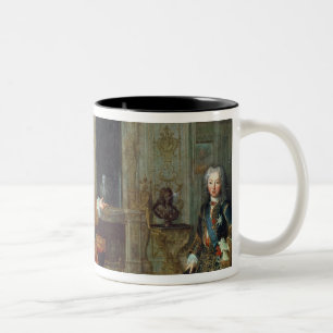 Louis XV und der Regent, Philippe II Zweifarbige Tasse