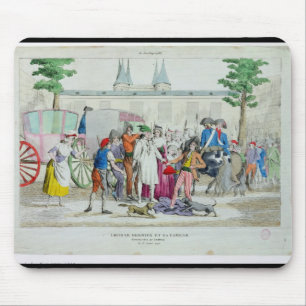 Louis XVI und seine Familie genommen zum Tempel Mousepad