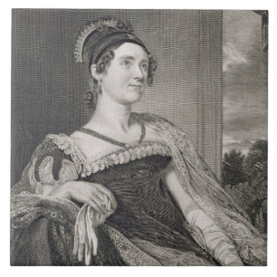 Louisa Catherine Adams (1775-1852) graviert durch Fliese