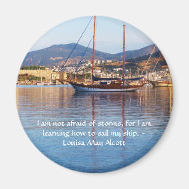 Louisa May Alcott inspiirational QUOTE Magnet
