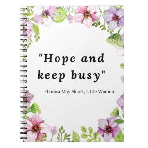 Louisa May Alcott, kleines Frauenangebot Notizblock