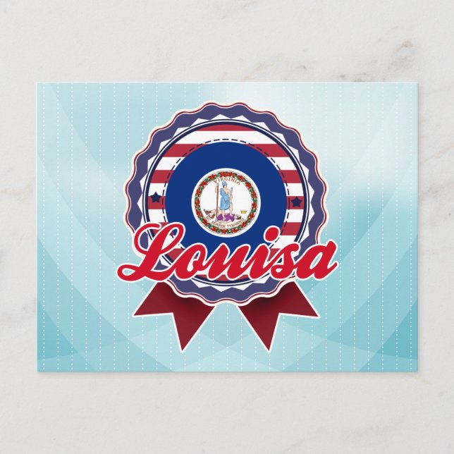 Louisa, VA Postkarte (Vorderseite)