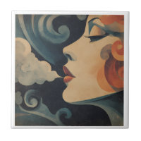 Louise Dessous de verre carreau