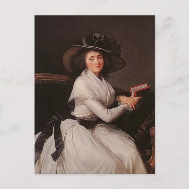 Louise Elisabeth Vigee Le Brun - Gräfin von Châtre Postkarte (Vorderseite)