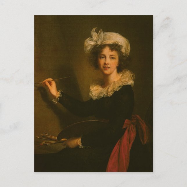 Louise Elisabeth Vigee Le Brun- Selbstportrait Postkarte (Vorderseite)