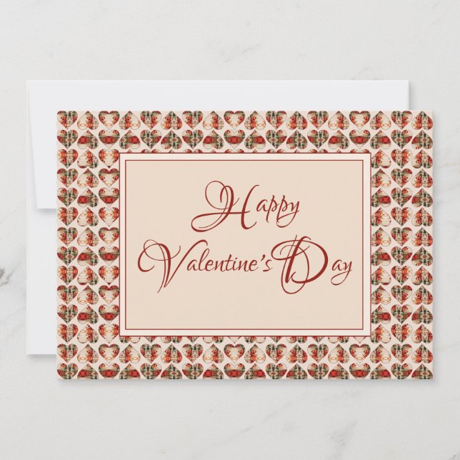 Louise Hearts Valentine's Feiertagskarte (Vorderseite)