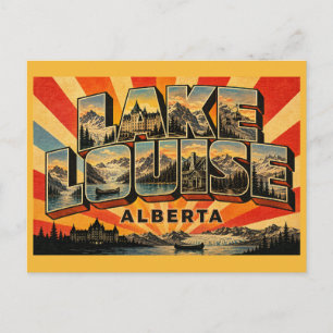 Louise-See Alberta Türkis-Edelstein Postkarte
