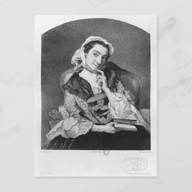Louise Tardieu d'Esclavelles Postkarte (Vorderseite)