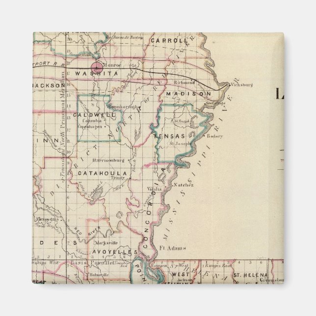 Louisiana 2 magnet (Vorne)