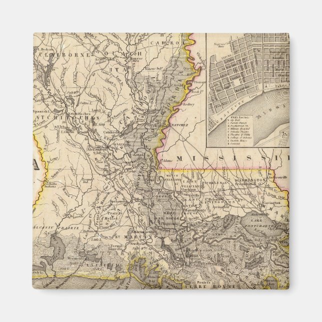 Louisiana 5 magnet (Vorne)