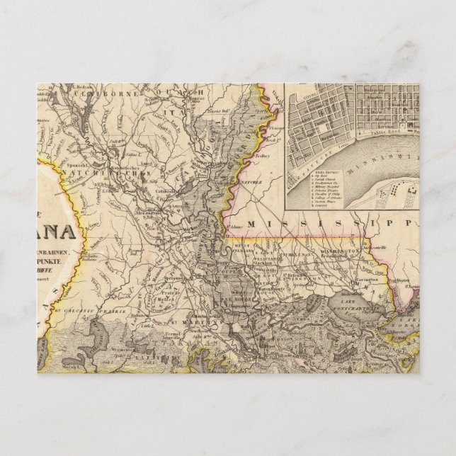 Louisiana 5 postkarte (Vorderseite)