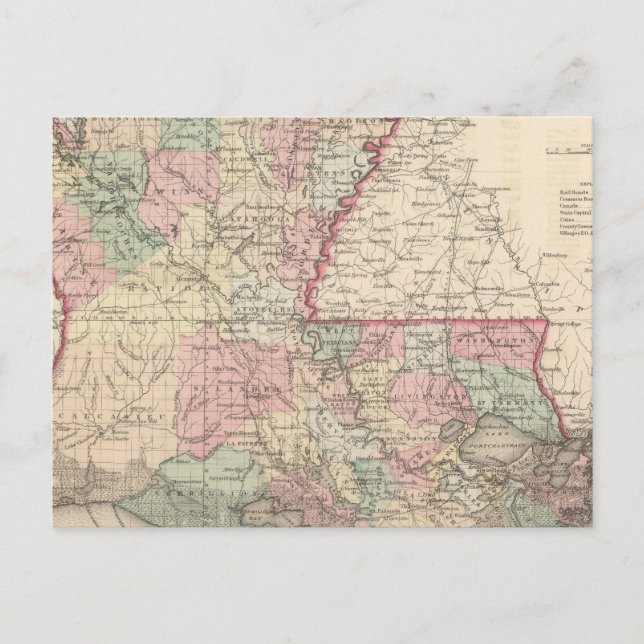 Louisiana 6 postkarte (Vorderseite)