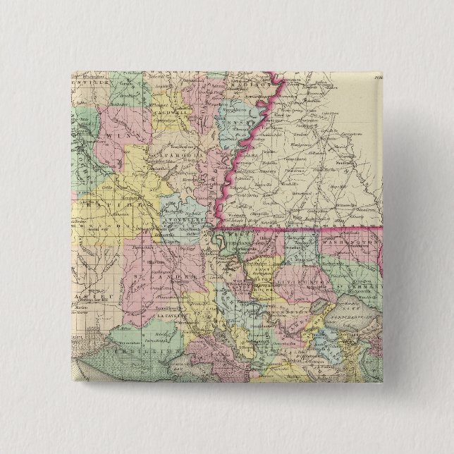 Louisiana 8 button (Vorderseite)