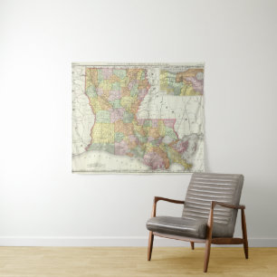 Louisiana 8 wandteppich