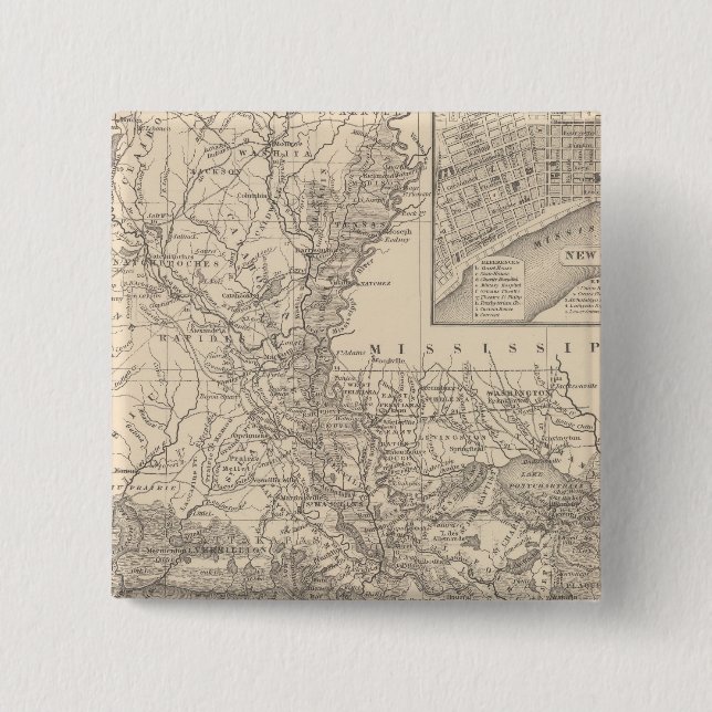 Louisiana 9 button (Vorderseite)