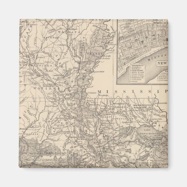 Louisiana 9 magnet (Vorne)