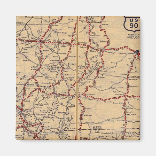 Louisiana 9 magnet (Vorne)