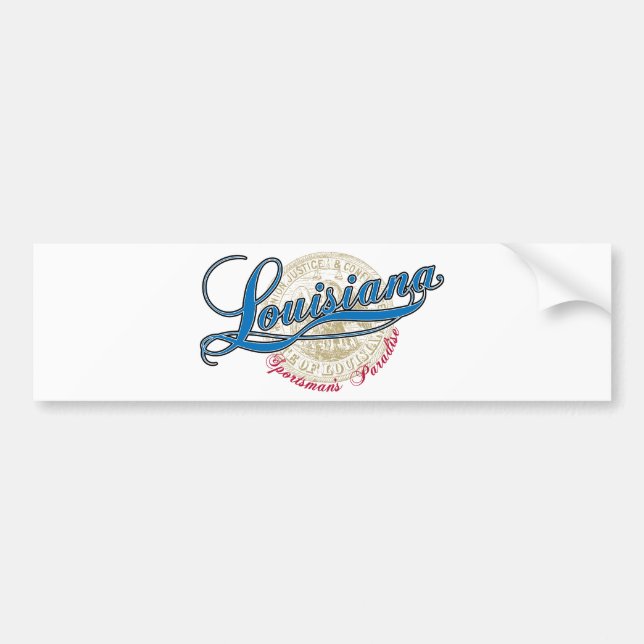 Louisiana Autoaufkleber (Vorne)