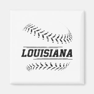 Louisiana Baseball State Pride Team Sport T-Shirt Magnet