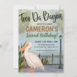 Louisiana Bayou Birthday Einladung