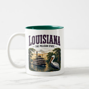 Louisiana Bayou Erlebnis Zweifarbige Tasse