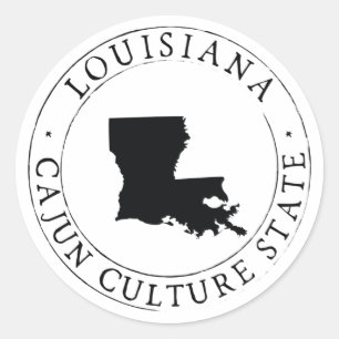 Louisiana Cajun Culture Sticker Umschlag Aufkleber