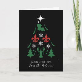 Louisiana Cajun Holiday Weihnachten Karte