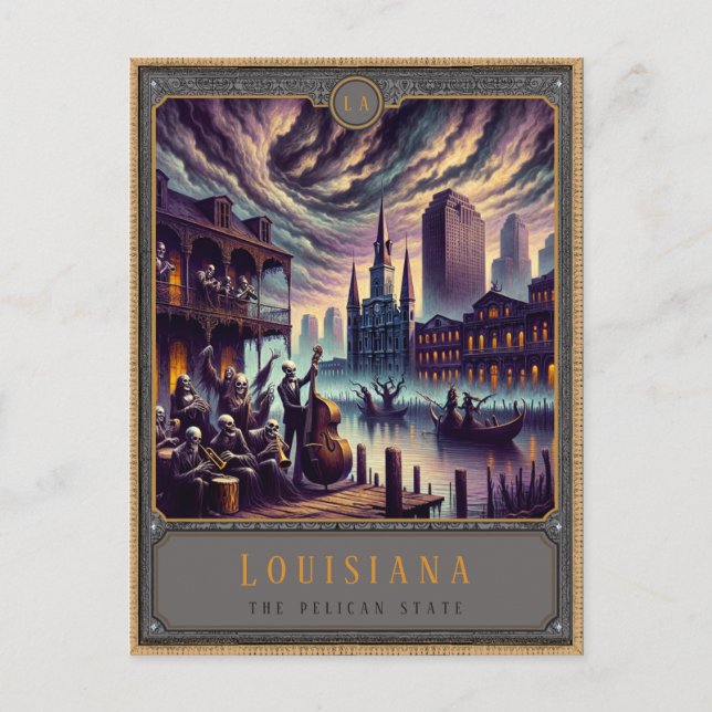 Louisiana | Carte postale Art gothique (Devant)