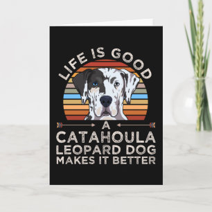 Louisiana Catahoula Leopard Dog Geschenk Karte