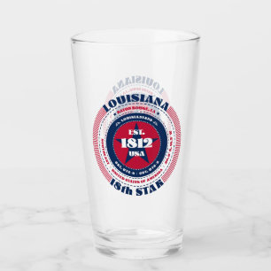 Louisiana Circular Typografy Design Glas