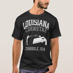 Louisiana Cornstar Lucky Cornhole Turnier T-Shirt