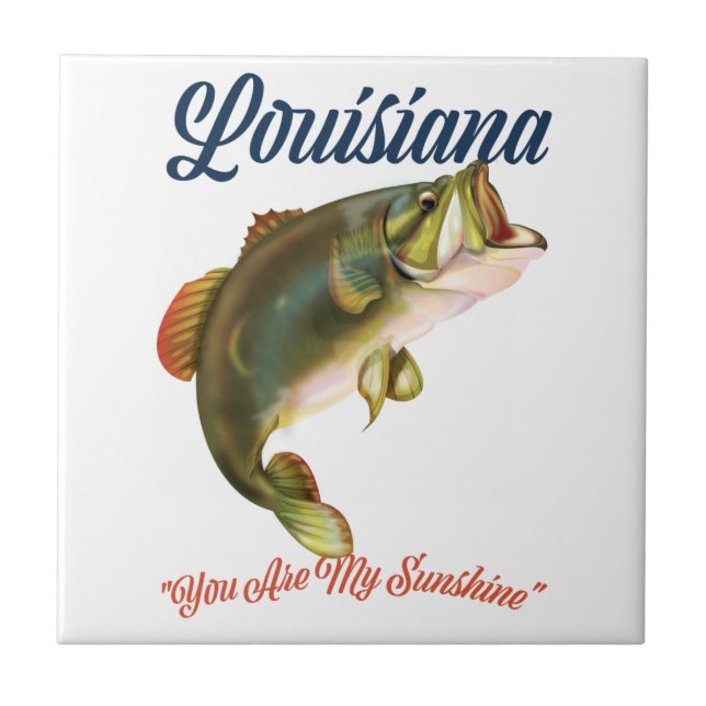 Louisiana "Du bist mein Sonnenschein" Fliese (Vorderseite)