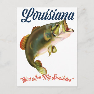 Louisiana "Du bist mein Sonnenschein" Postkarte