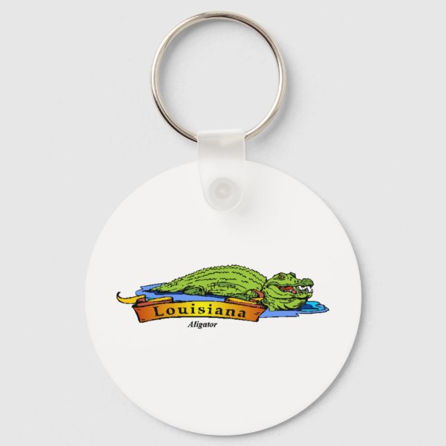 Louisiana Gator Schlüsselanhänger (Vorderseite)