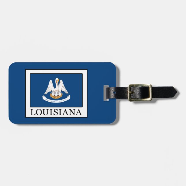 Louisiana Gepäckanhänger (Vorderseite horizontal)